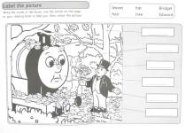 Thomas and Friends Edward Goes to the Woods: Activity Reading Tracing 