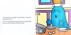 MR GREEDY Comes Round for Lunch