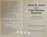 Junie B. Jones and a Little Monkey Business Junie B. Jones No. 2