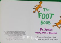 The Foot Book: Dr. Seusss Wacky Book of Opposites