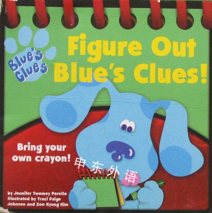 Figure Out Blues Clues 狗 动物 儿童图书 进口图书 进口书 原版书 绘本书 英文 原版图书 儿童纸板书 外语图书 进口儿童书 原版儿童书