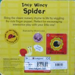 Ladybird Finger puppet rhymes: Incy Wincy Spider