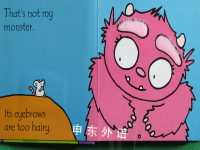 Usborne touchy-feely books: That's Not My Monster