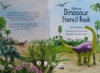 Dinosaur Stencil Book