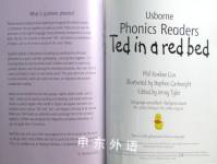 Usborne Phonics Readers;Ted in a red bed