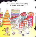 Scruffy Teddy goes shopping