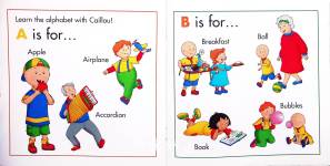 ABCs for Caillou and Me Caillou Concept Book