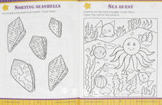 In the Ocean: Ages 3-6 Brighter Child Activity Books