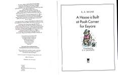 A House is Built at Pooh Corner for Eeyore