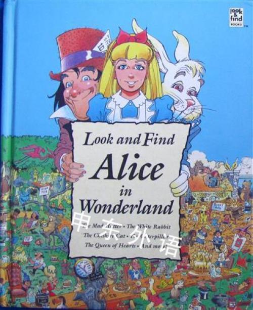 Look and Find Alice in Wonderland_系列读物_儿童图书_进口图书_进口书,原版书,绘本书,英文原版图书,儿童纸板书,外语图书,进口儿童书,原版儿童书