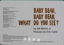 Baby Bear Baby Bear What Do You See