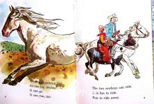 THE LITTLE COWBOY AND THE BIG COWBOY