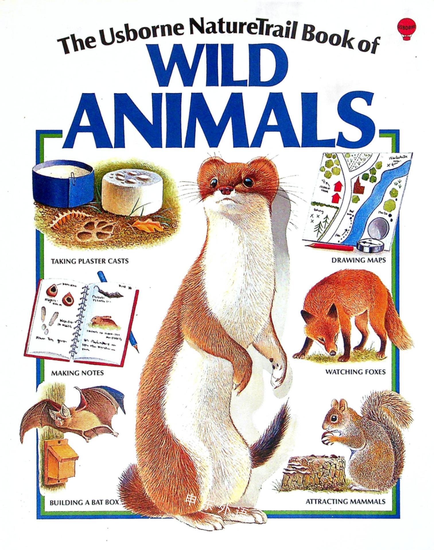 Wild Animals Usborne Nature Trail H 作者与插画 儿童图书 进口图书 进口书 原版书 绘本书 英文 原版图书 儿童纸板书 外语图书 进口儿童书 原版儿童书