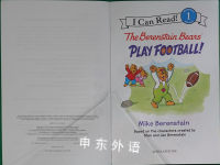 The Berenstain Bears play football