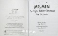 Mr. Men the Night Before Christmas(Mr. Men