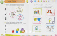 Gold Stars Preschool Learniny：Get Ready to Count  stickers book