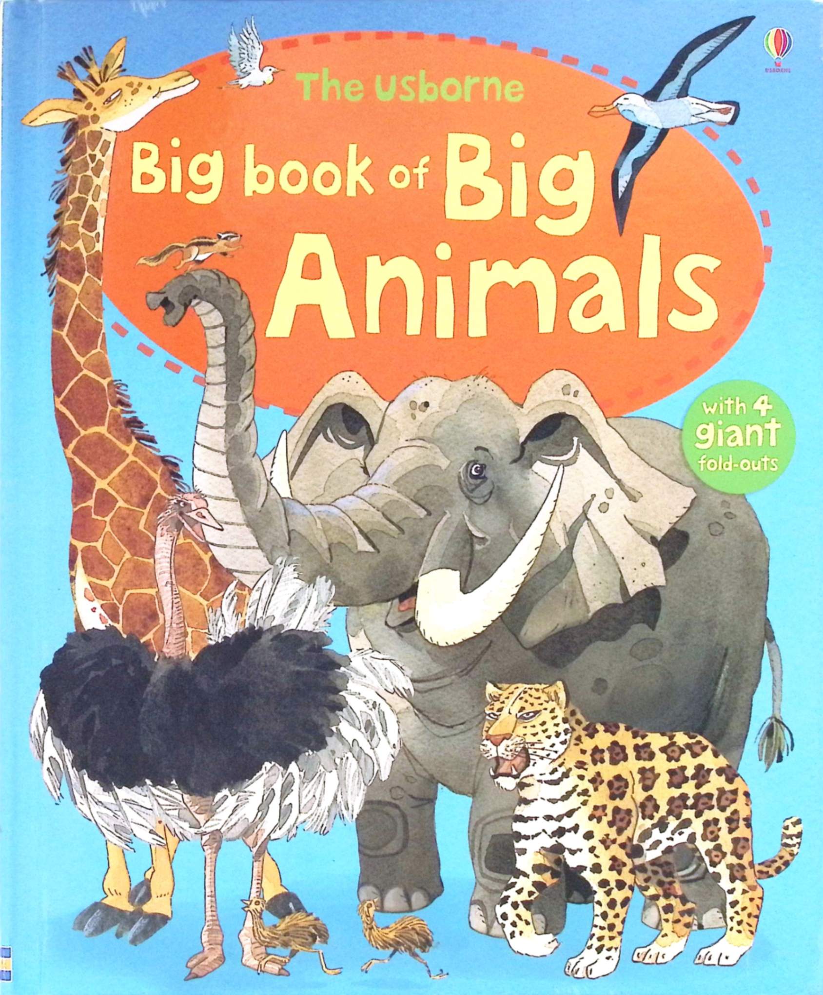 big book of big animals with 4 giant fold-outs