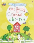 Usborne Wipe-Clean Get Ready For School ABC And 123 Jessica Greenwell