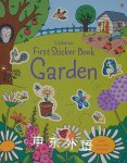 First Sticker Book Garden Lucy Bowman