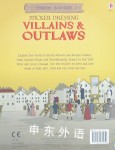 Usborne Activities :Sticker Dressing Villains and Outlaws