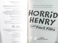 Horrid Henry funny fact files