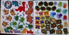 123 Counting Sticker Book