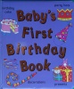 Baby's first birthday book.