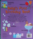 Baby's first birthday book.