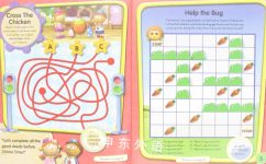 Tickety Toc ：Badge Time Sticker  Activity Book 