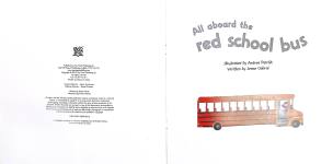 All aboard the red school bus