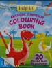 Awesome Dinosaur Colouring Book - Peel And Stick