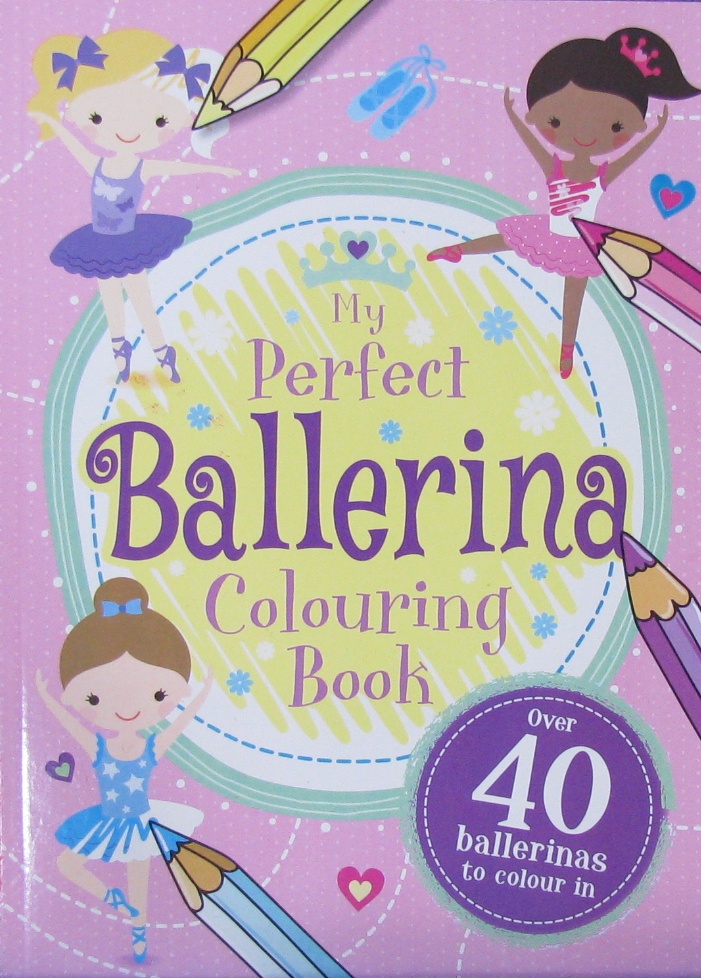 my perfect ballerina colouring book