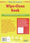 Fun To Learn Wipe-Clean Book Opposites  Ages 4 and up