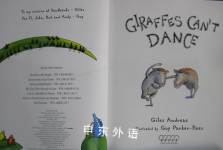 Giraffes Can't Dance Book and CD