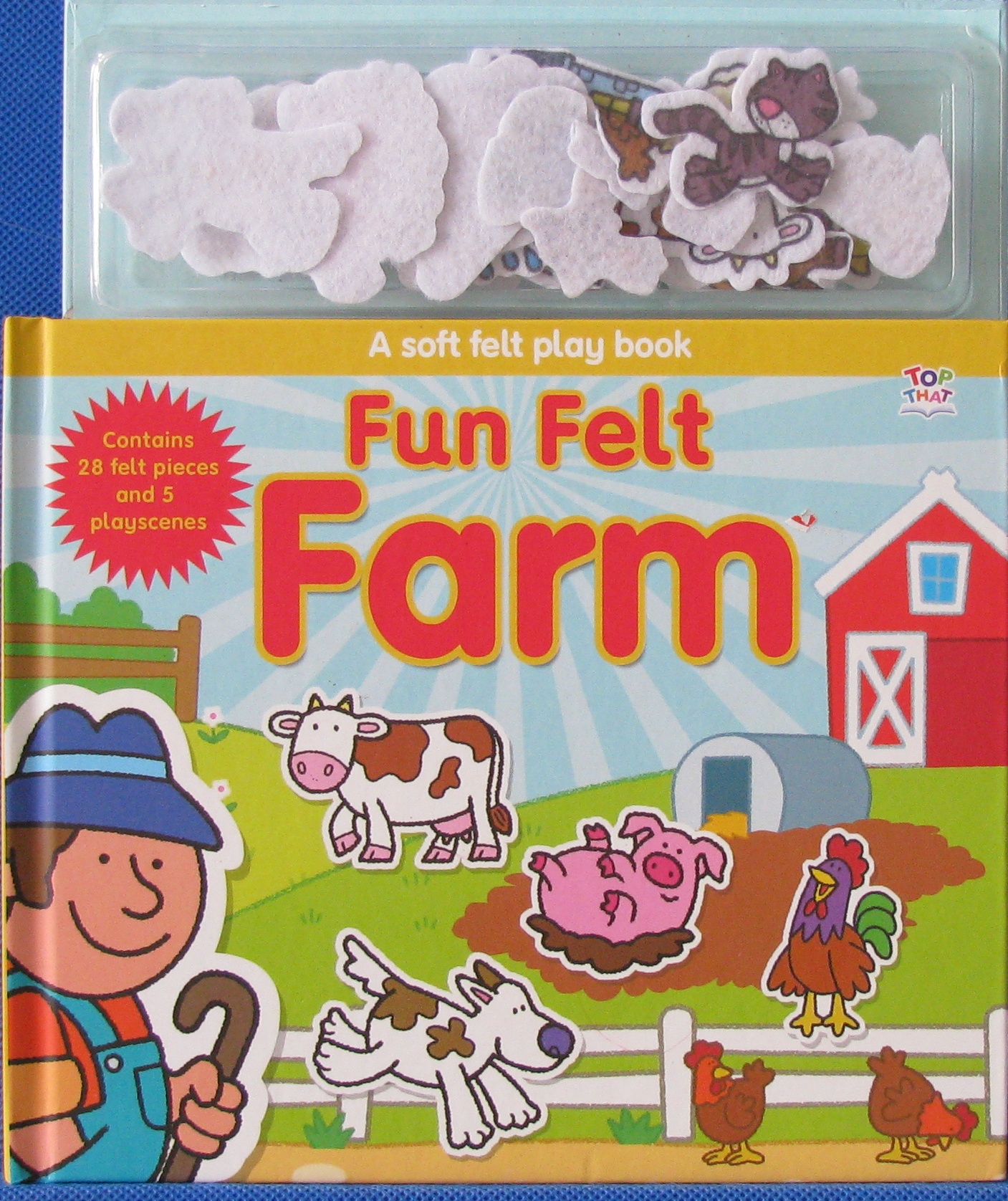 Fuzzy Farm Fuzzy Play Books 早期的读者系列 儿童图书 进口图书 进口书 原版书 绘本书 英文 原版图书 儿童纸板书 外语图书 进口儿童书 原版儿童书