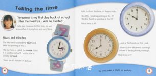 Telling the Time：My Day at School: Telling Time to Half Hours
