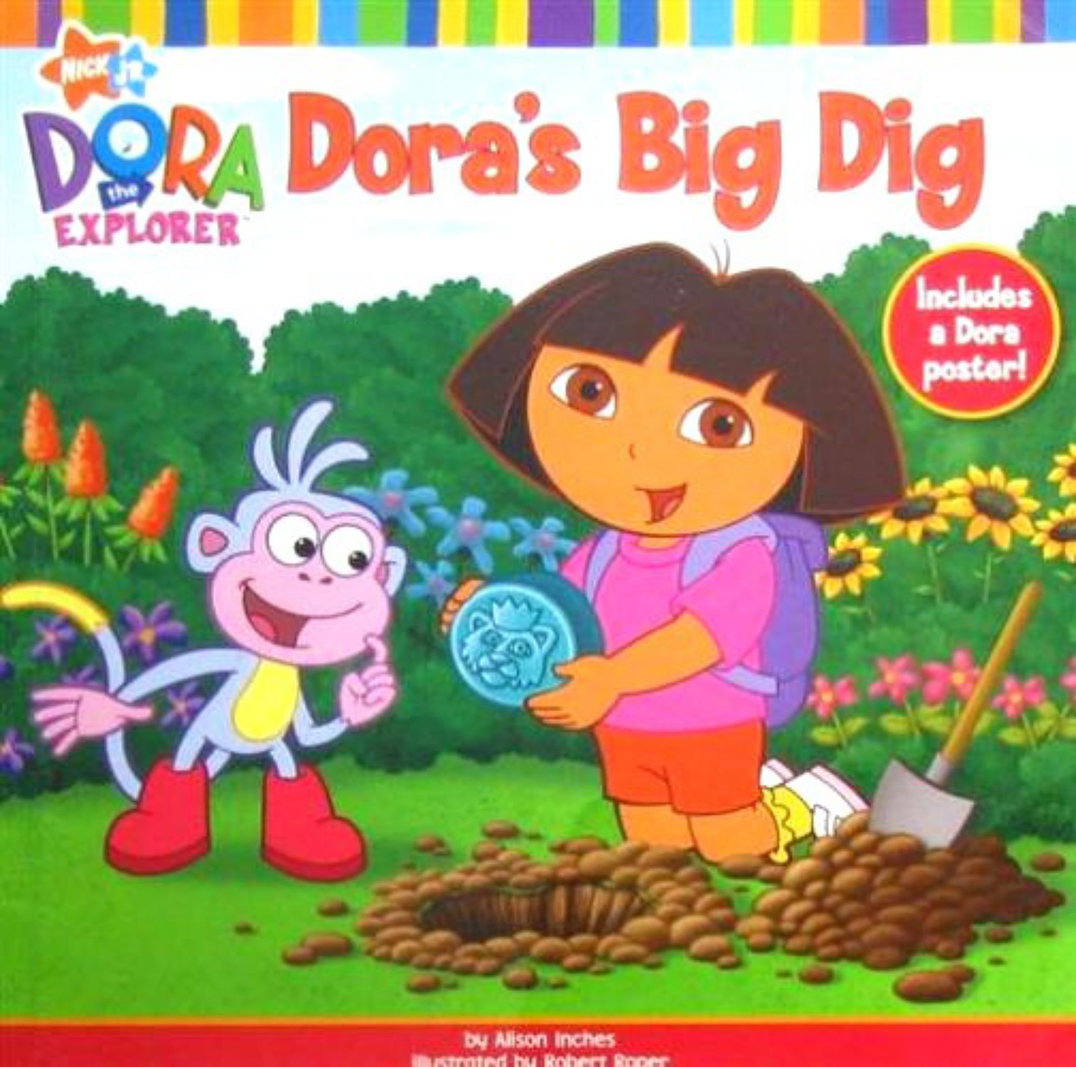 Dora Big Dig (Dora the Explorer)_系列读物_儿童图书_进口图书_ Dora Big Dig (Dora the Explorer)_系列读物_儿童图书_进口图书_