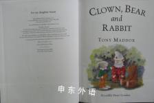 Clown, bear and rabbit
