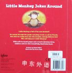 A soft-to-touch book: Little monkey jokes around