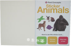 First Concepts: Sticker Animals