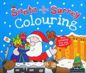 Santa Is Coming to Surrey Colouring  Katherine Sully