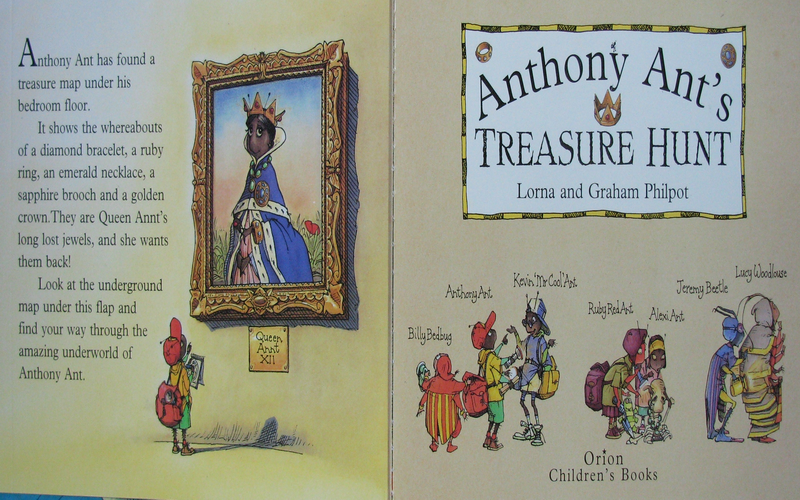 仕掛け絵本・英語 Anthony Ant´s Treasure Hunt
