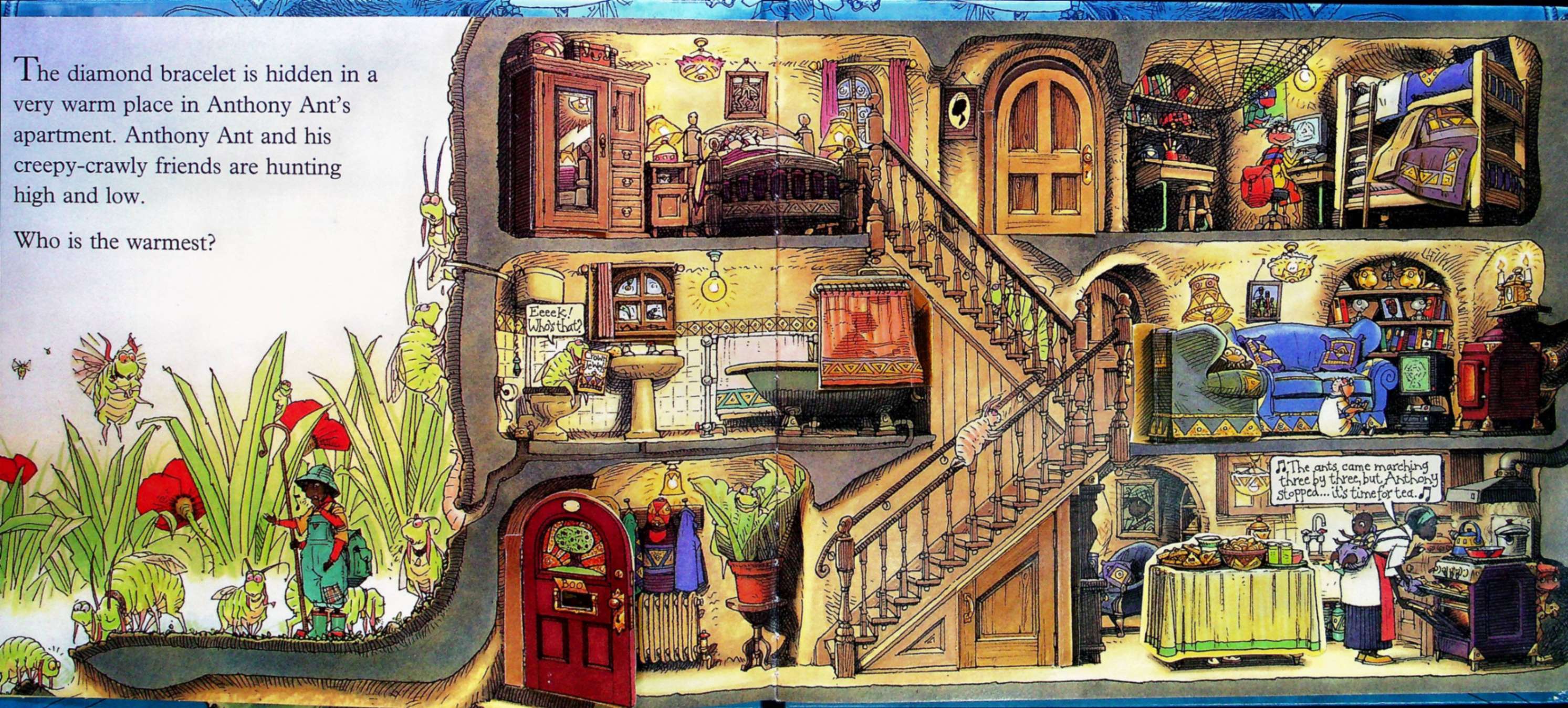 本 Anthony Ant's Treasure Hunt 仕掛け絵本
