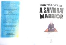 How to Live Like A Samurai Warrior