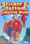 Sticker & Tattoo Coloring Book Learning the Alphabet Choo-choo Training Patch Products,lnc.
