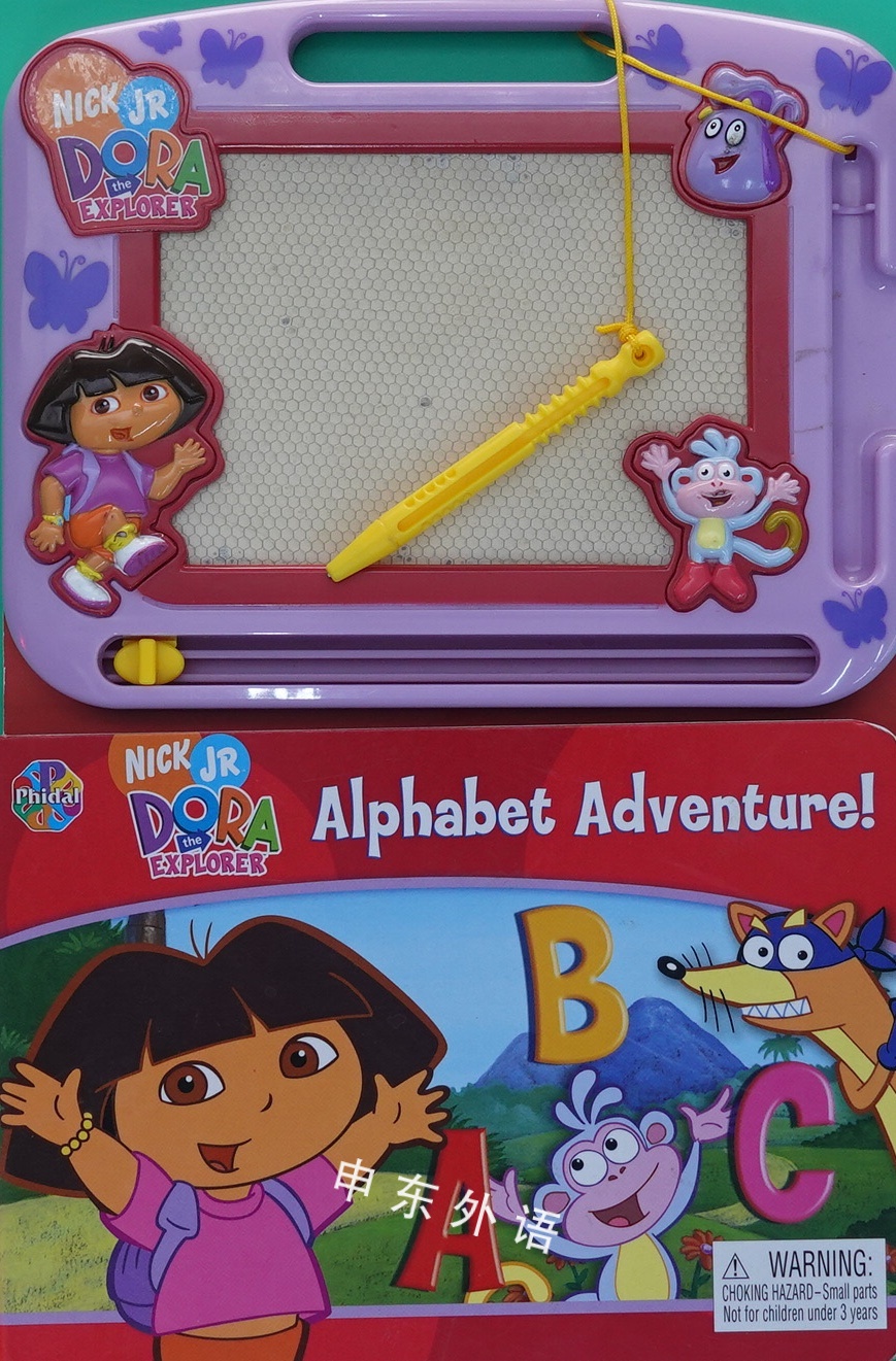 Dora alphabet Adventure Storybook & Magnetic Drawi_系列读物_儿童图书_进口图书_进口书 ...