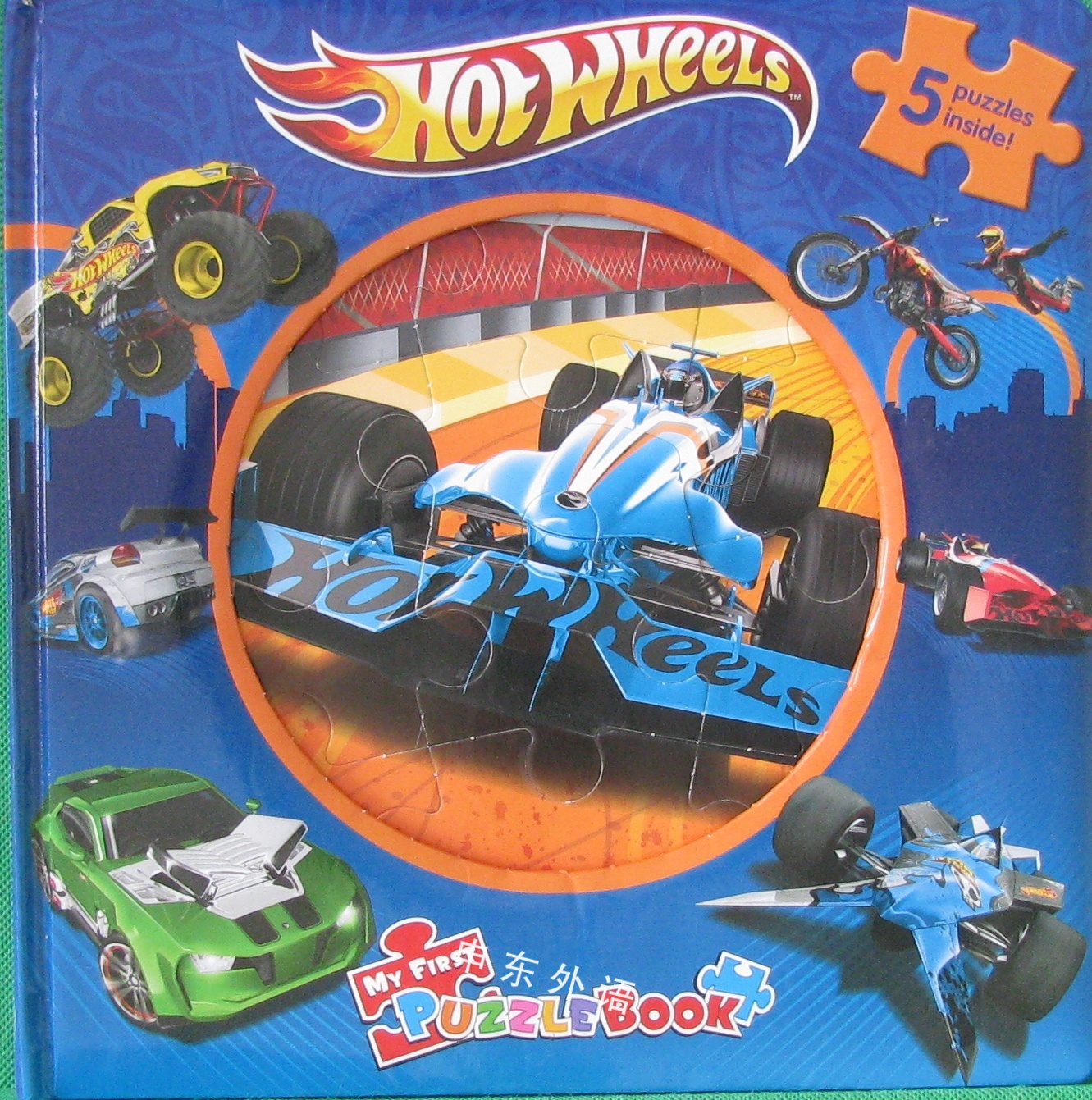 Hot Wheels My First Puzzle Book_系列读物_儿童图书_进口图书_进口书,原版书,绘本书,英文原版图书,儿童纸板书,外语图书,进口儿童书,原版儿童书