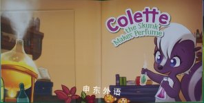 Colette, the skunk makes perfume